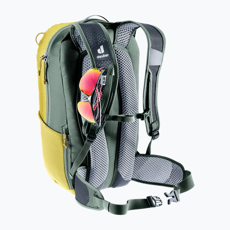 Cycling backpack deuter Race 16 tumeric/ivy 9