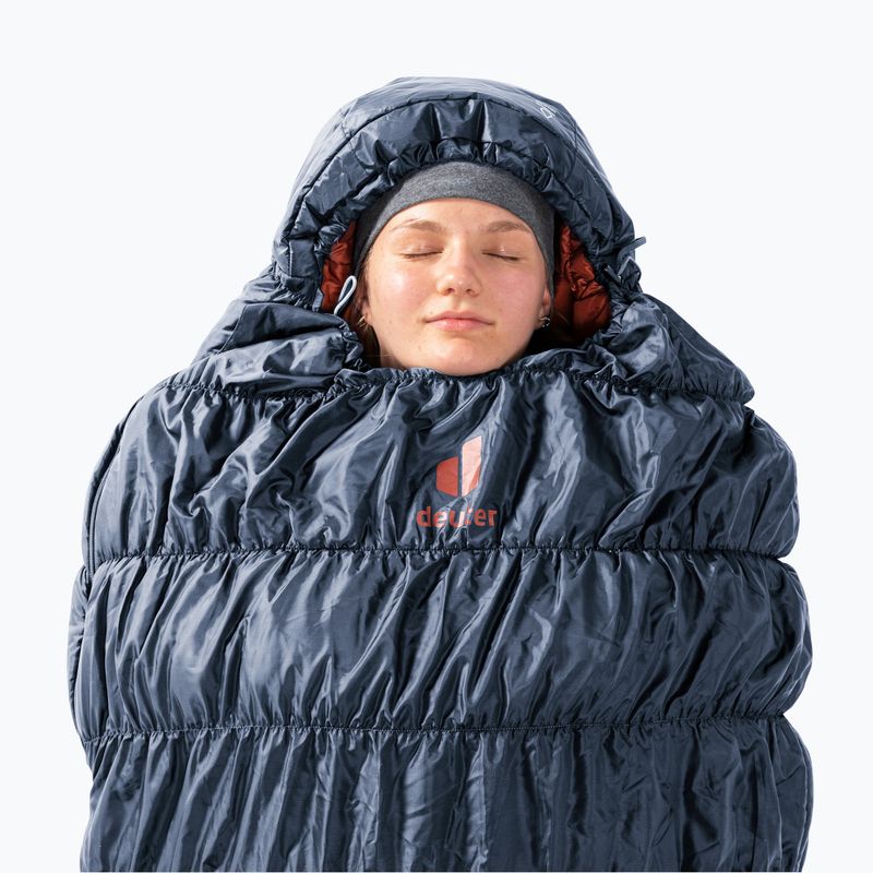 Deuter sleeping bag Exosphere 0° SL ink/redwood 9