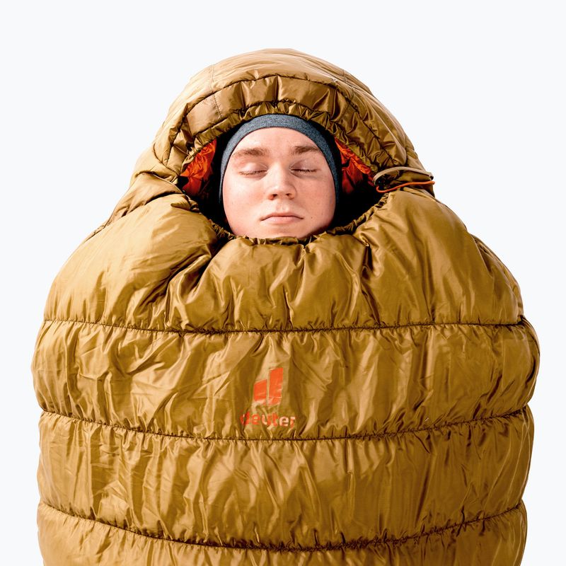 Deuter Exosphere sleeping bag -11° almond/paprika 8