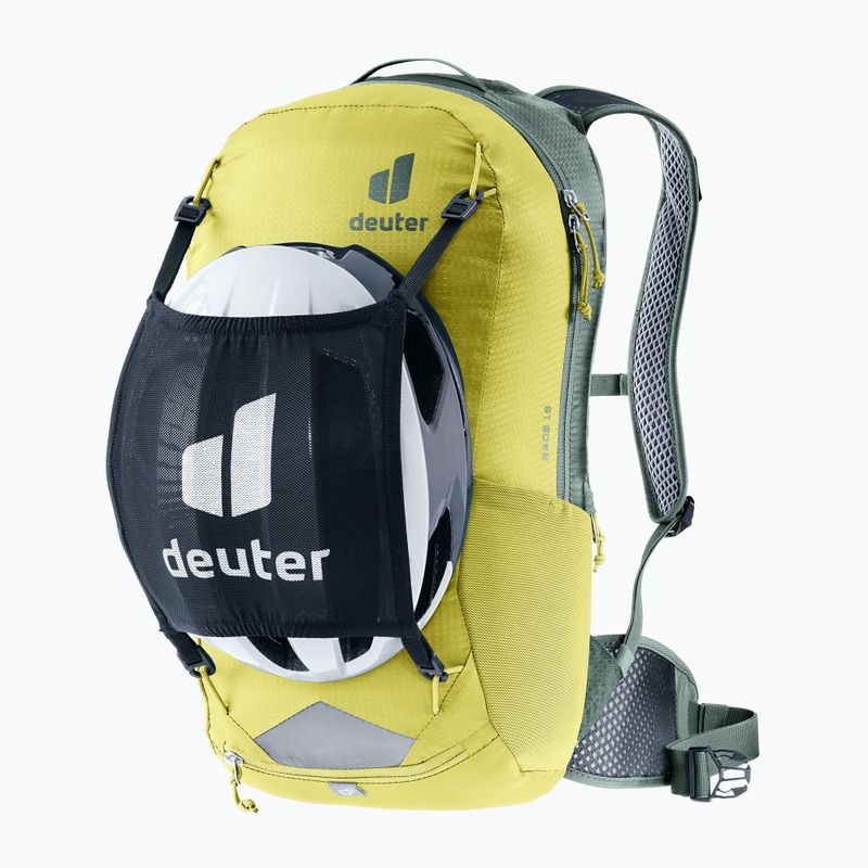 Cycling backpack deuter Race 16 l sprout/ivy 8