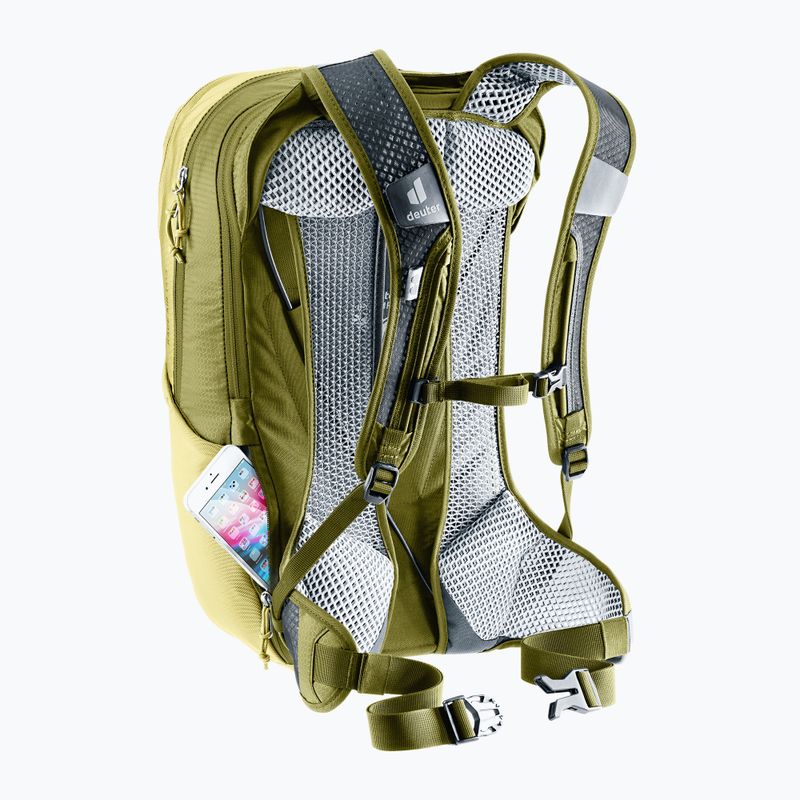 Deuter Race Air 14 + 3 l bicycle backpack linden/cactus 12