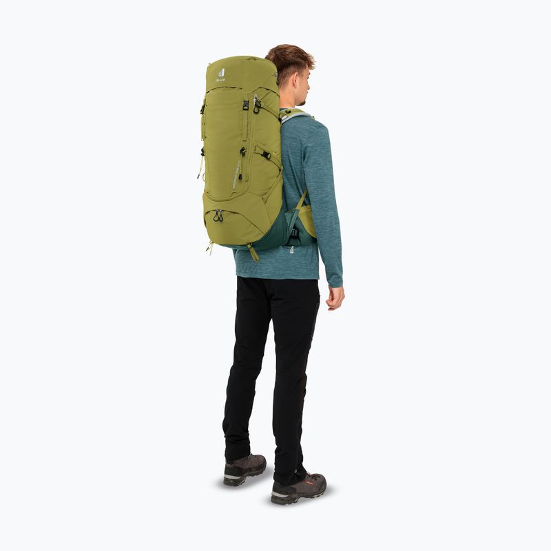 Deuter Aircontact Core 40 + 10 l cactus/ivy trekking backpack 14