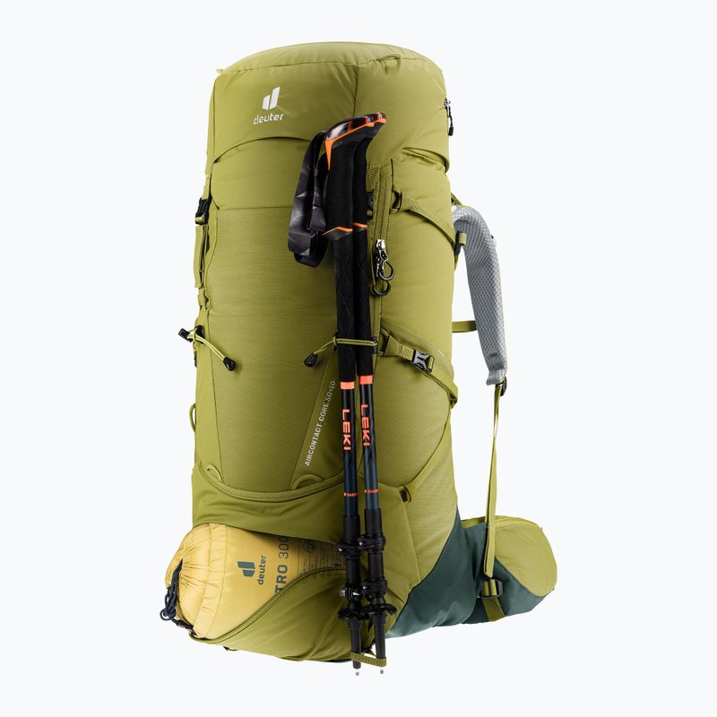 Deuter Aircontact Core 50+10 l cactus/ivy trekking backpack 7