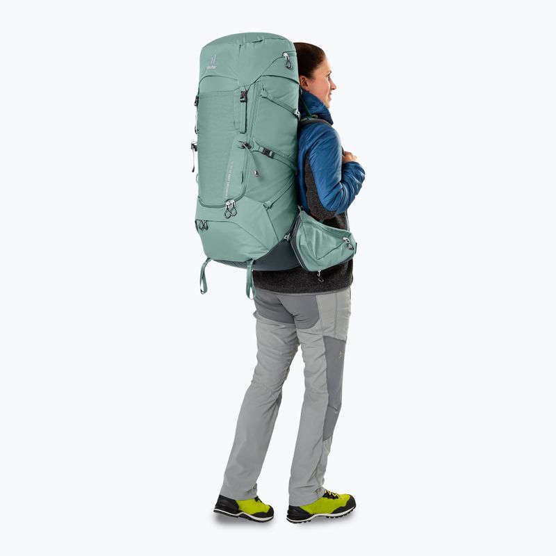 Women's trekking backpack deuter Aircontact Core 55+10 l SL jade/graphite 10