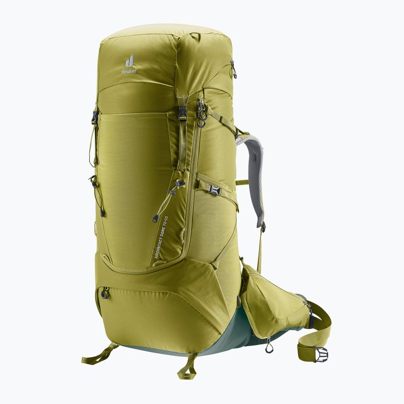 Deuter Aircontact Core 70+10 l cactus/ ivy trekking backpack 2