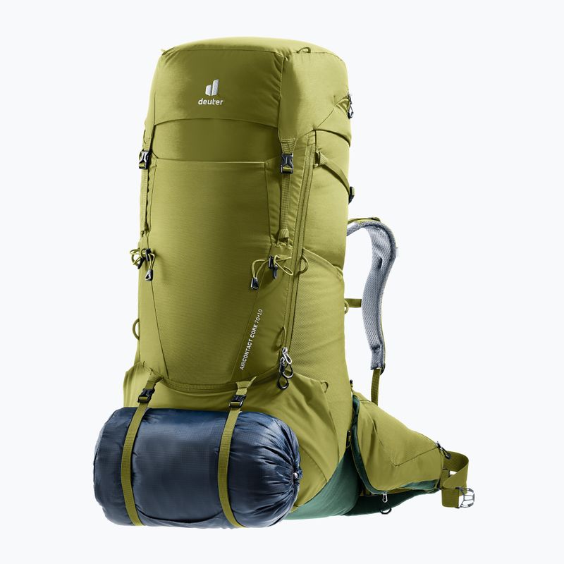 Deuter Aircontact Core 70+10 l cactus/ ivy trekking backpack 8