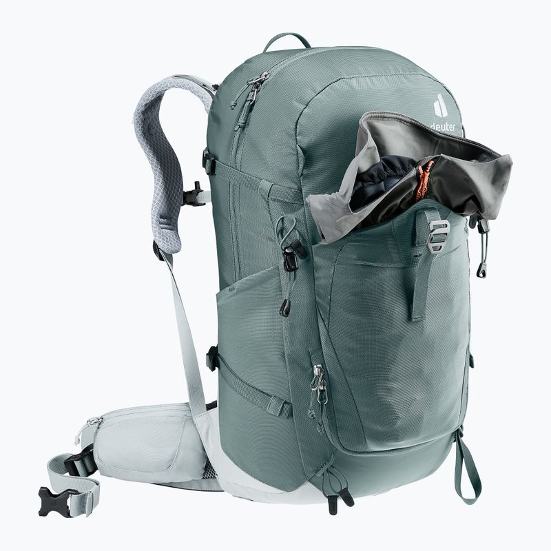 Women's hiking backpack deuter Trail Pro 31 SL teal/tin 4