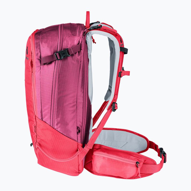 Women's deuter Freerider 28 l SL hibiscus/ ruby ski backpack 5