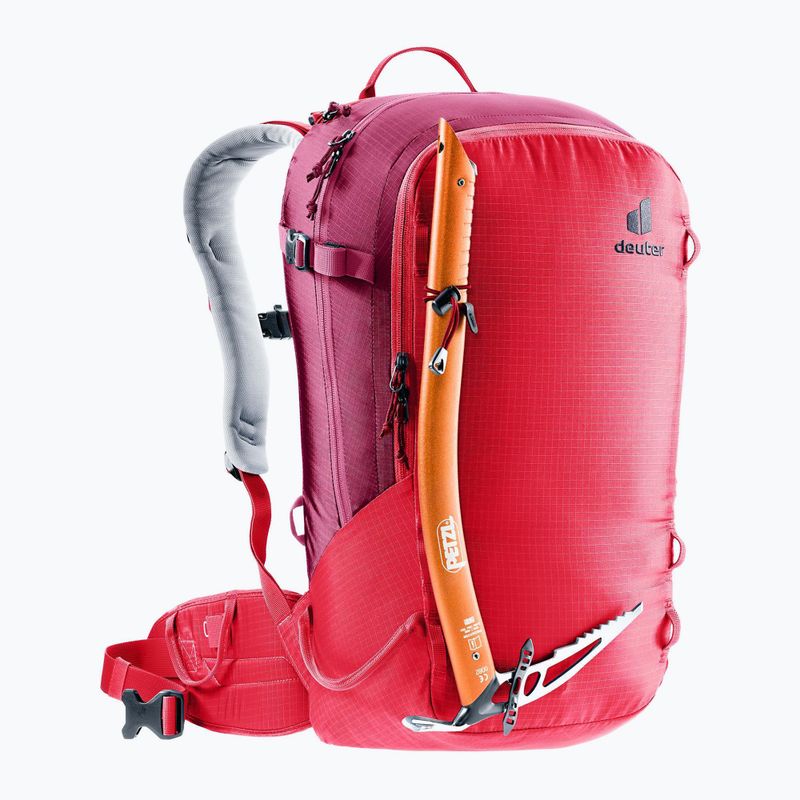 Women's deuter Freerider 28 l SL hibiscus/ ruby ski backpack 8