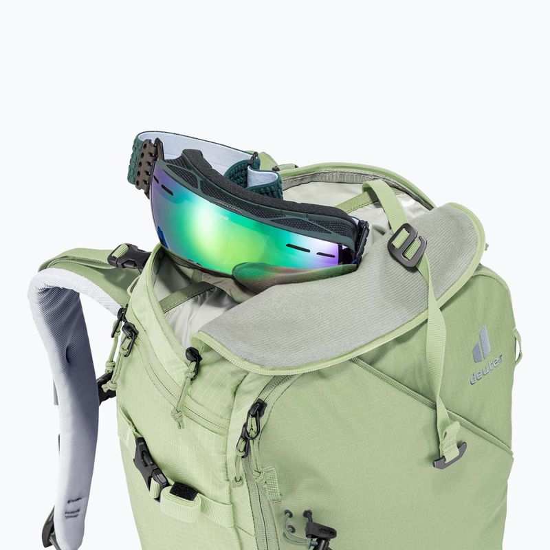 Deuter Freerider Pro 32+ l SL women's ski backpack grove/mineral 13