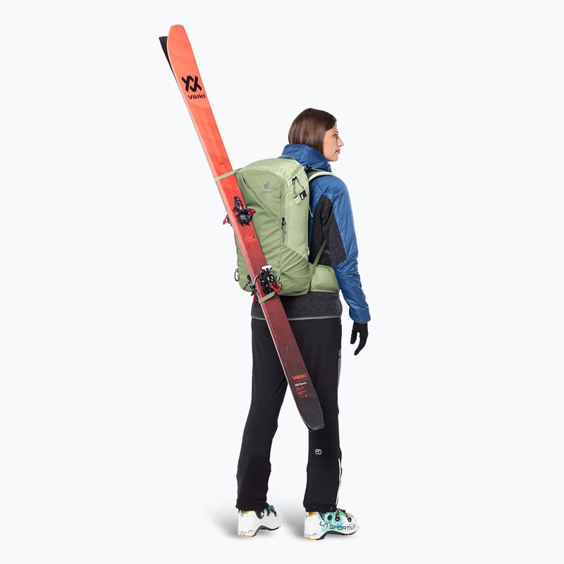 Deuter Freerider Pro 32+ l SL women's ski backpack grove/mineral 19