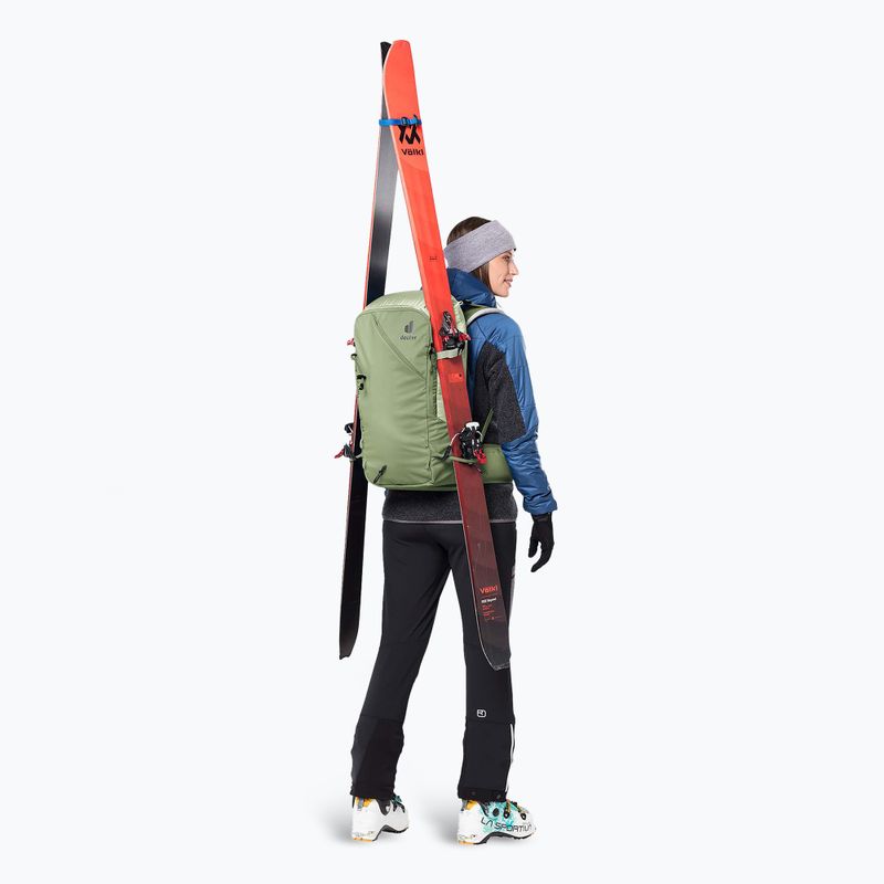 Deuter Freerider Pro 32+ l SL women's ski backpack grove/mineral 20