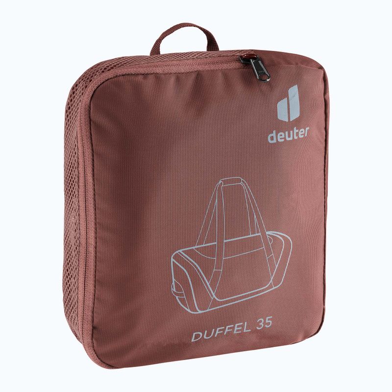 Travel bag deuter Duffel 35 l caspia/raisin 8