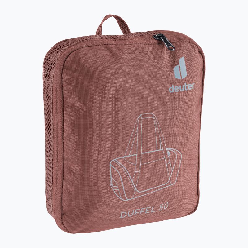 Travel bag deuter Duffel 50 l caspia/raisin 8