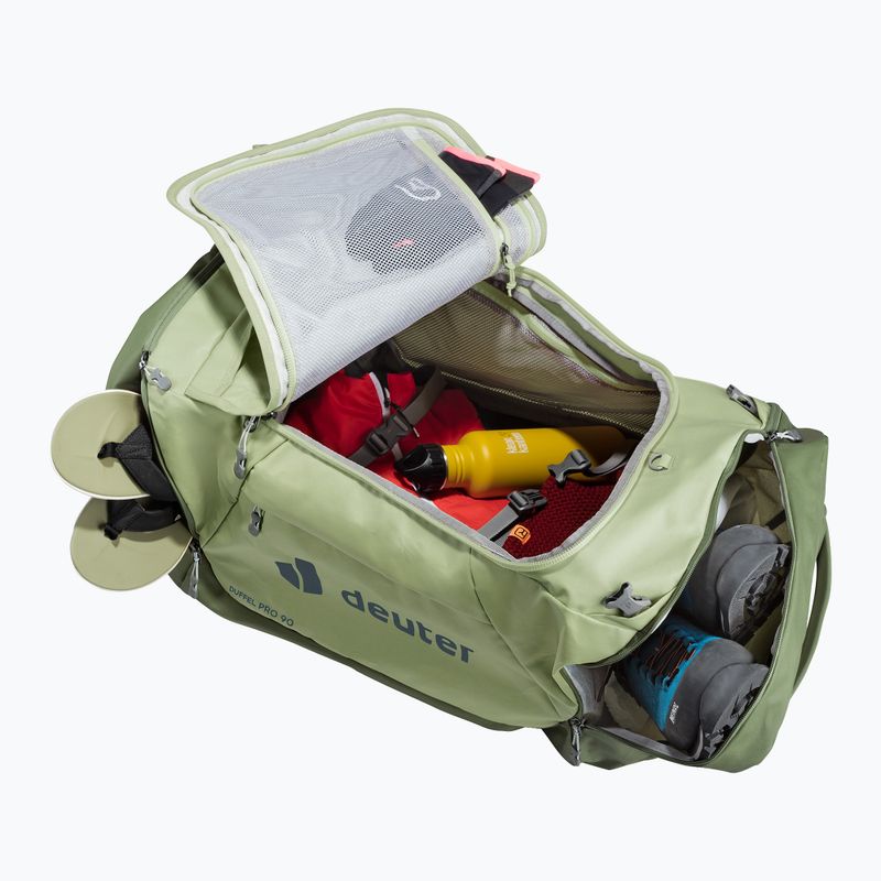 Deuter Duffel Pro 90 l mineral/ grove travel bag 8