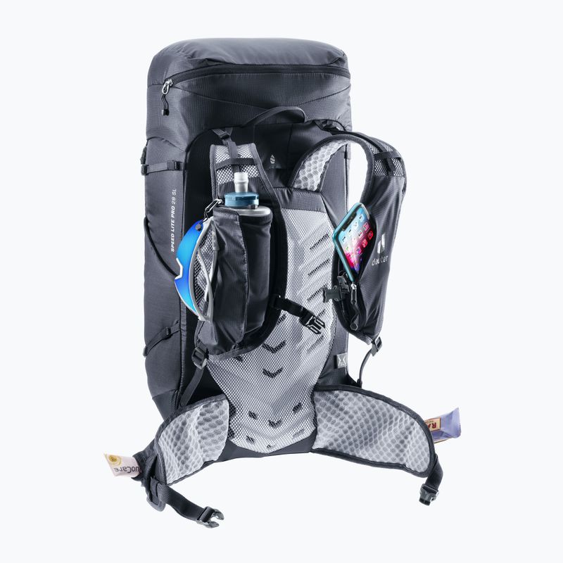 Women's hiking backpack deuter Speed Lite Pro 28 l SL black 8