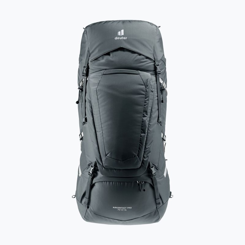 Women's trekking backpack deuter Aircontact Pro 75 + 10 l SL graphite