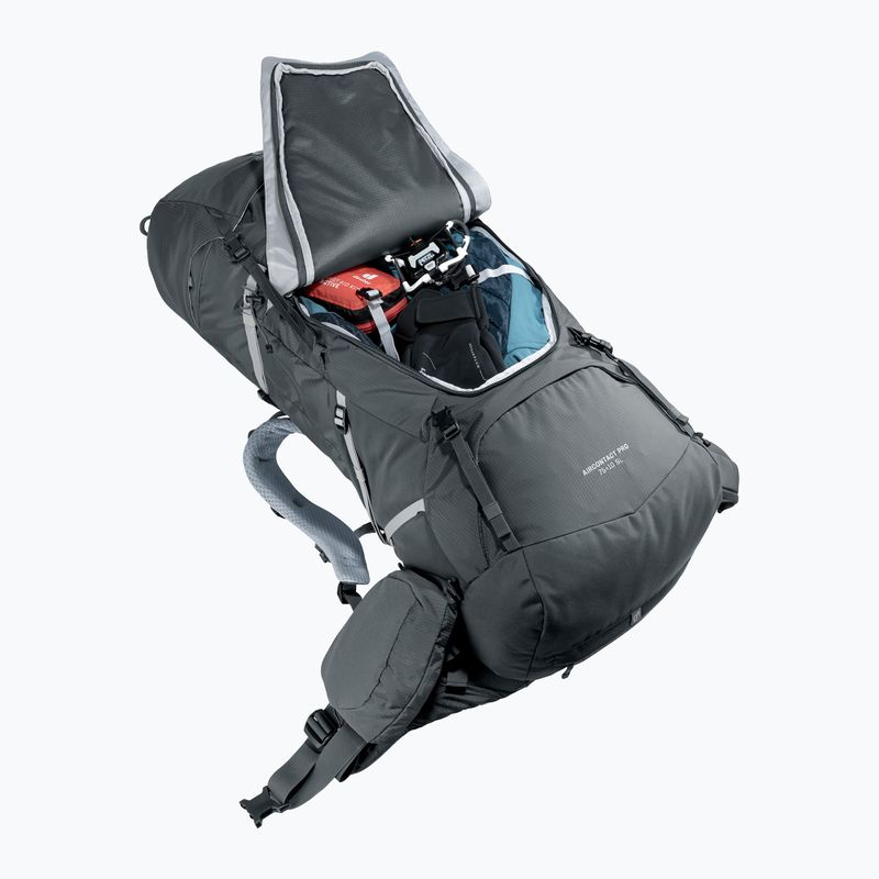 Women's trekking backpack deuter Aircontact Pro 75 + 10 l SL graphite 6