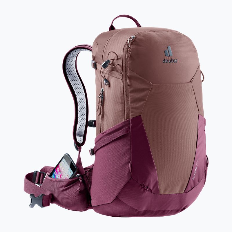 Women's hiking backpack deuter Futura 25 l SL ashrose-cassis 5