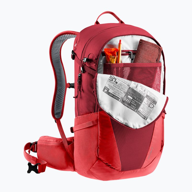 Hiking backpack deuter Futura 27 l masala-cherry 6