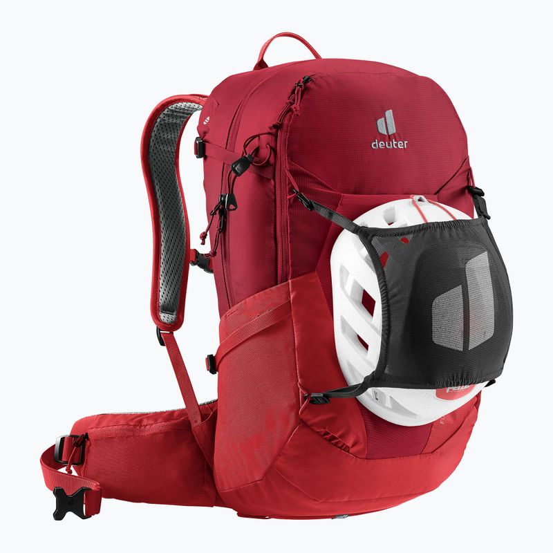 Hiking backpack deuter Futura 27 l masala-cherry 8