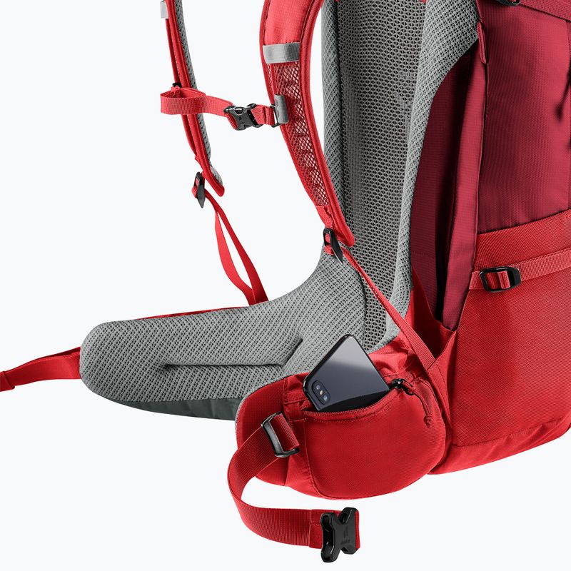 Hiking backpack deuter Futura 27 l masala-cherry 13