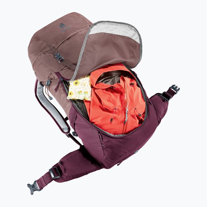 Hiking backpack deuter Futura 24 l SL ashrose/cassis 10