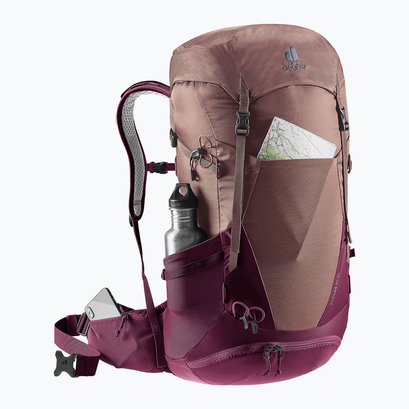 Women's hiking backpack deuter Futura 30 l SL ashrose-cassis 5