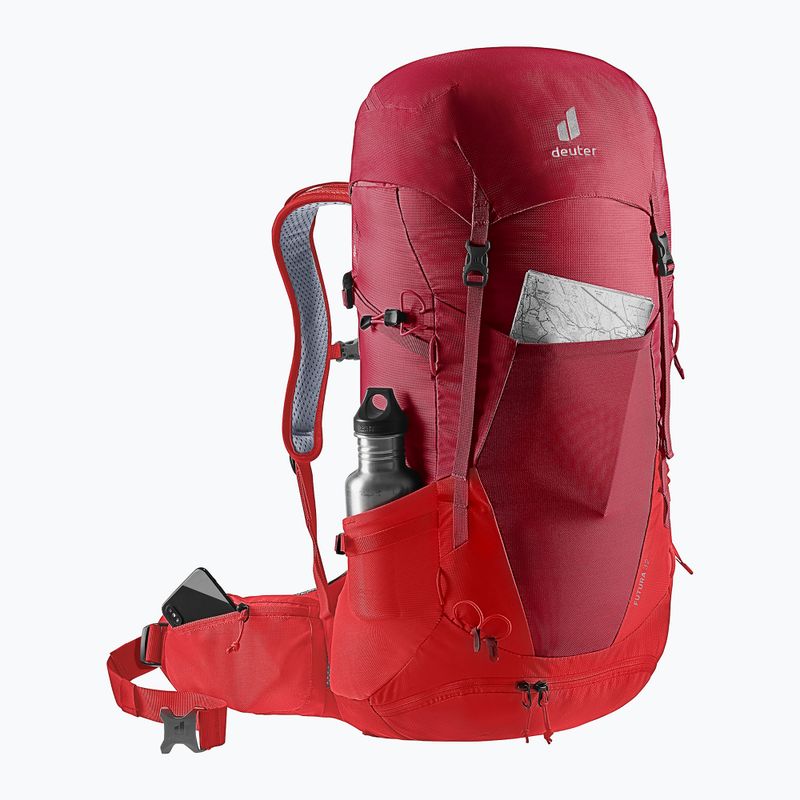 Hiking backpack deuter Futura 32 l masala-cherry 6