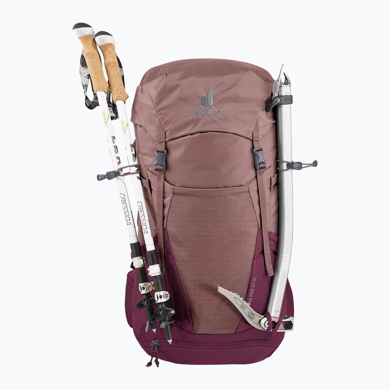 Women's hiking backpack deuter Futura Pro 34 l SL ashrose-cassis 8