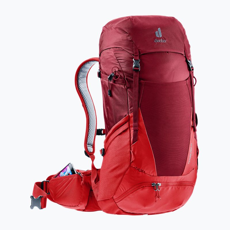 Deuter Futura Pro 36 l hiking backpack masala/cherry 2