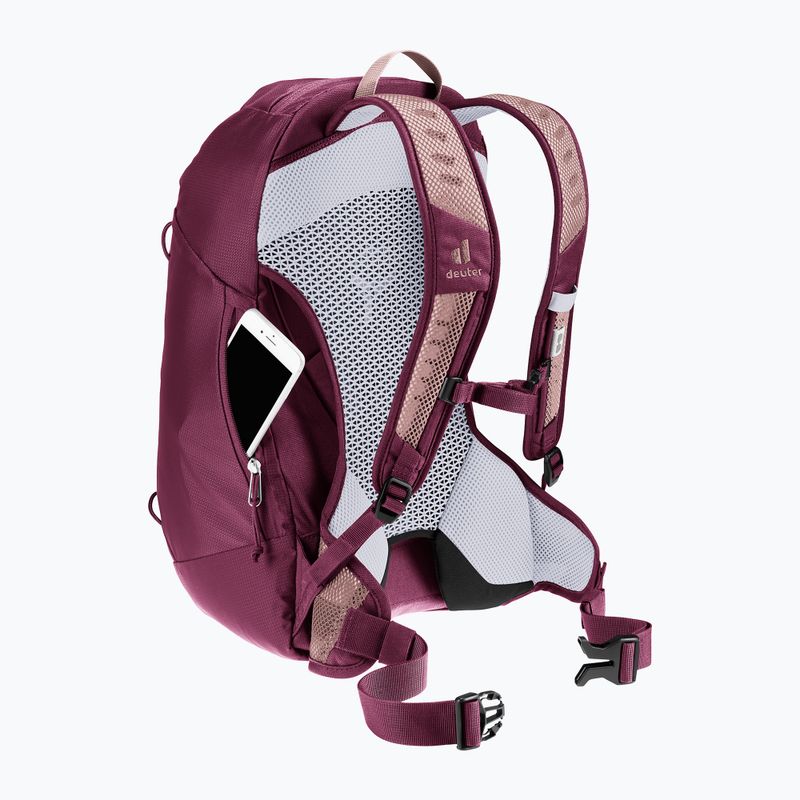 Women's hiking backpack deuter AC Lite 15 l SL ashrose-cassis 12
