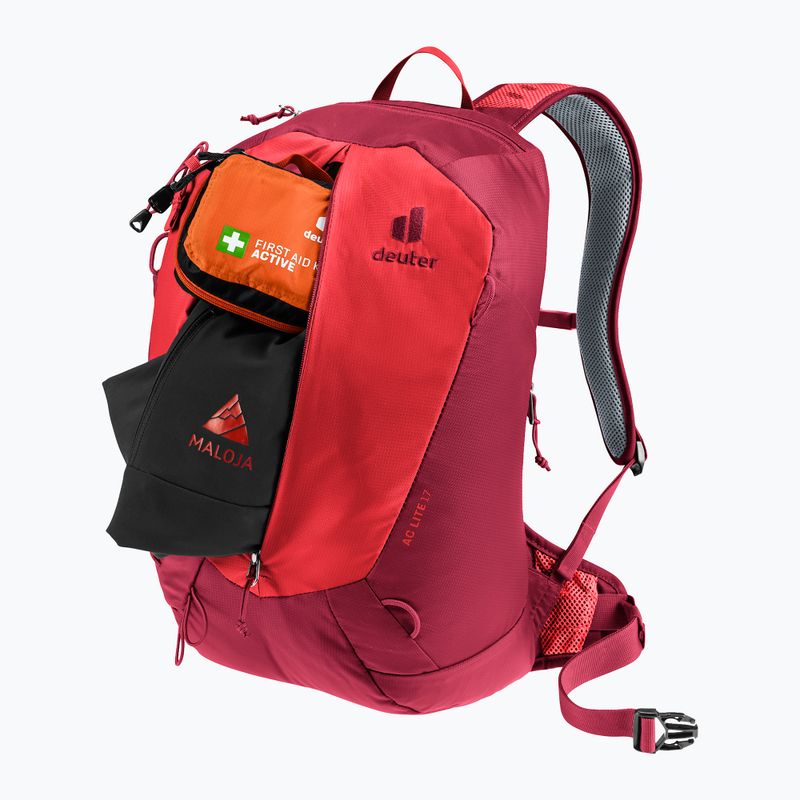 Hiking backpack deuter AC Lite 17 l cherry-masala 11