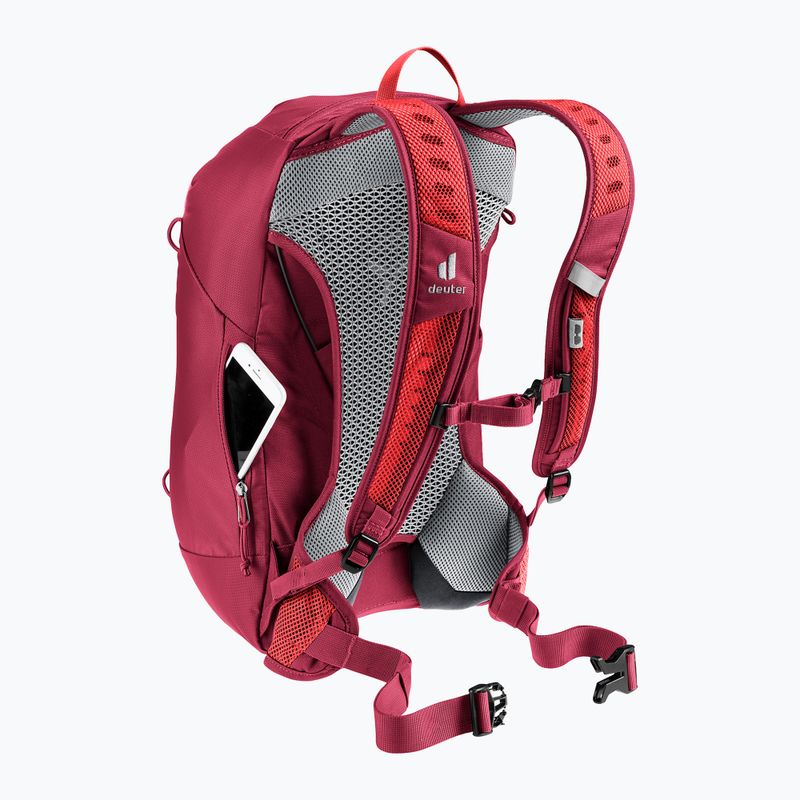 Hiking backpack deuter AC Lite 17 l cherry-masala 12