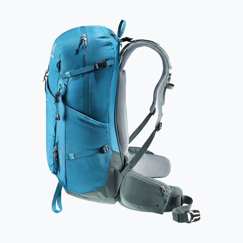 Hiking backpack deuter Trail Pro 33 l wave/ivy 6