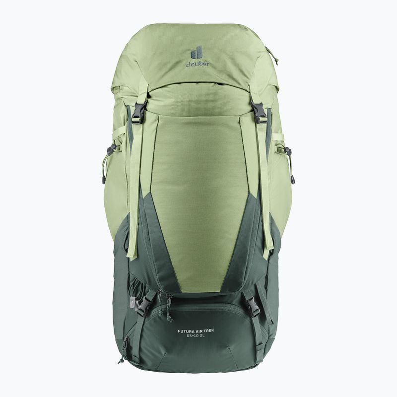 Women's trekking backpack deuter Futura Air Trek 55 + 10 l SL grove/ivy