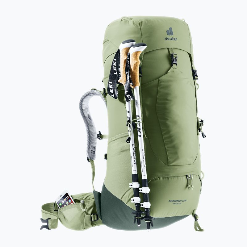 Women's trekking backpack deuter Aircontact Lite 45 + 10 SL grove/ivy 8