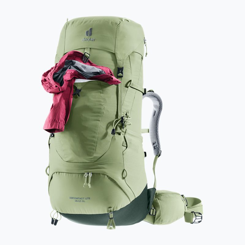 Women's trekking backpack deuter Aircontact Lite 45 + 10 SL grove/ivy 9