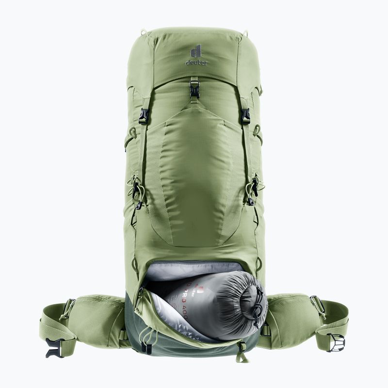 Women's trekking backpack deuter Aircontact Lite 45 + 10 SL grove/ivy 10