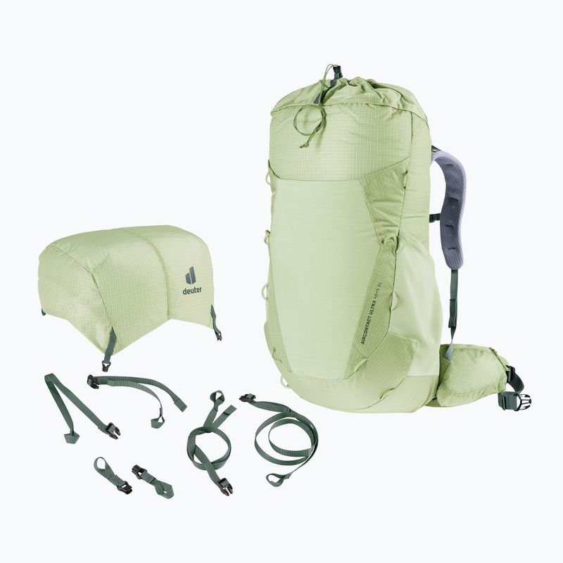 Women's trekking backpack deuter Aircontact Ultra 45 + 5 l SL mineral-ivy 9