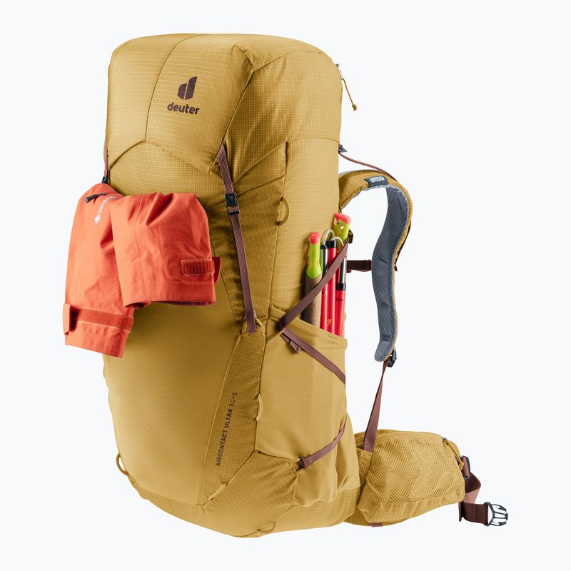 Deuter Aircontact Ultra 50 + 5 l savanna-raisin trekking backpack 10