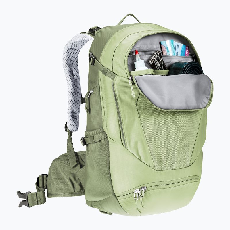 Cycling backpack damski deuter Trans Alpine 22 l SL mineral/grove 9