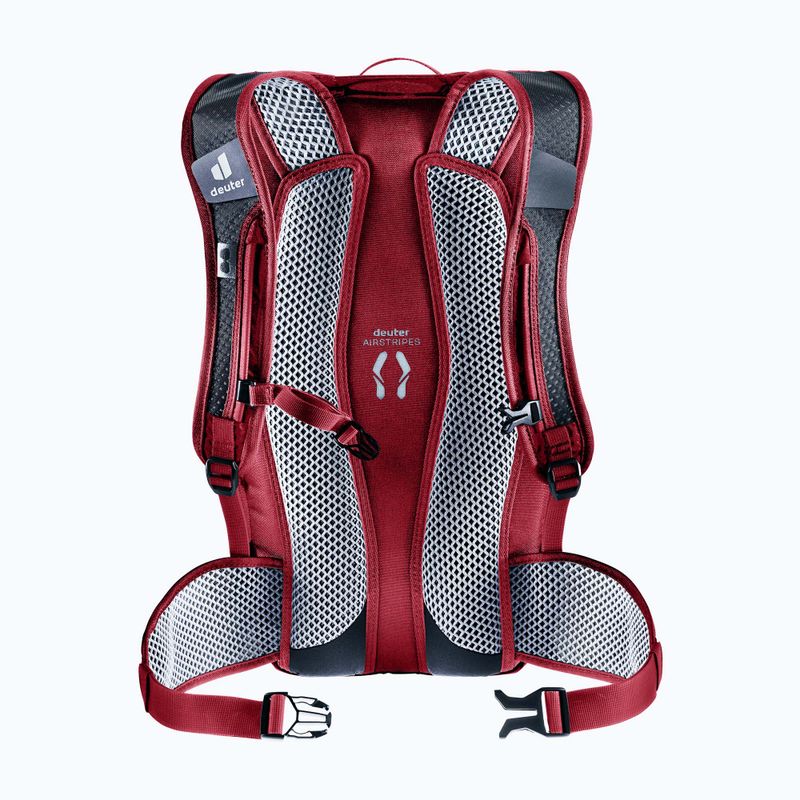 Cycling backpack deuter Race 16 l cherry/masala 2