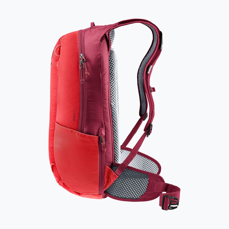 Cycling backpack deuter Race 16 l cherry/masala 5
