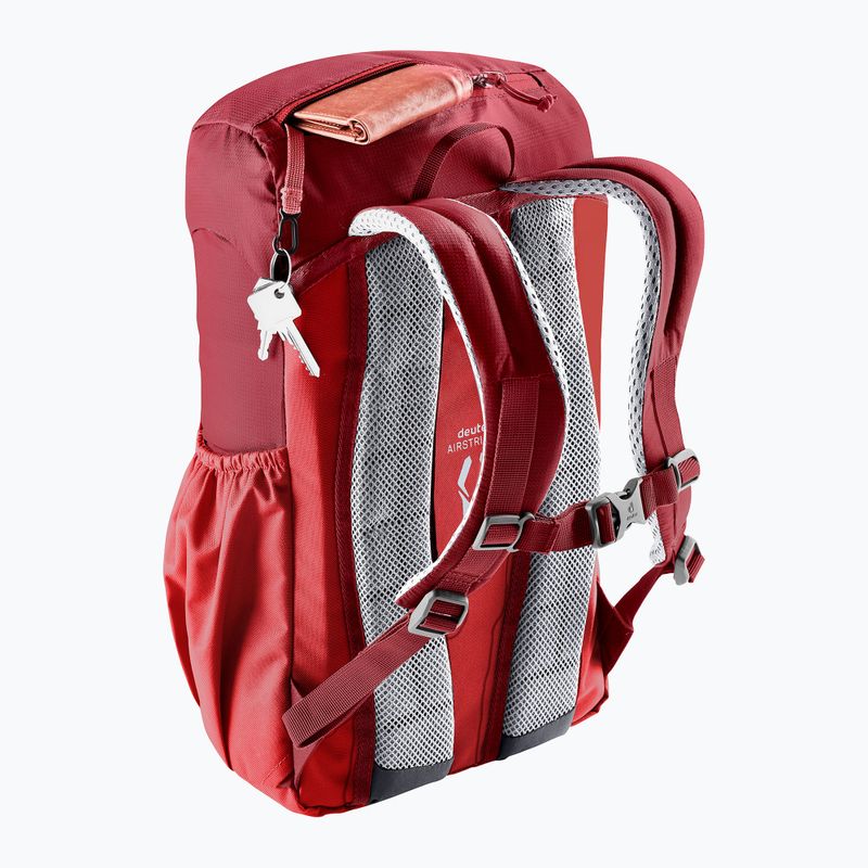 Children's hiking backpack deuter Junior 18 l masala/cherry 9