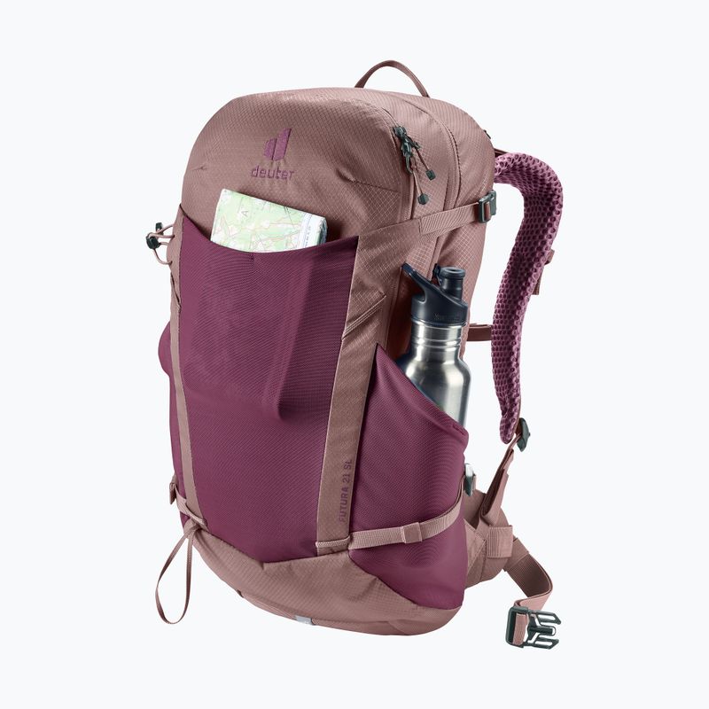 Hiking backpack deuter Futura 21 l SL cassis/ashrose 9