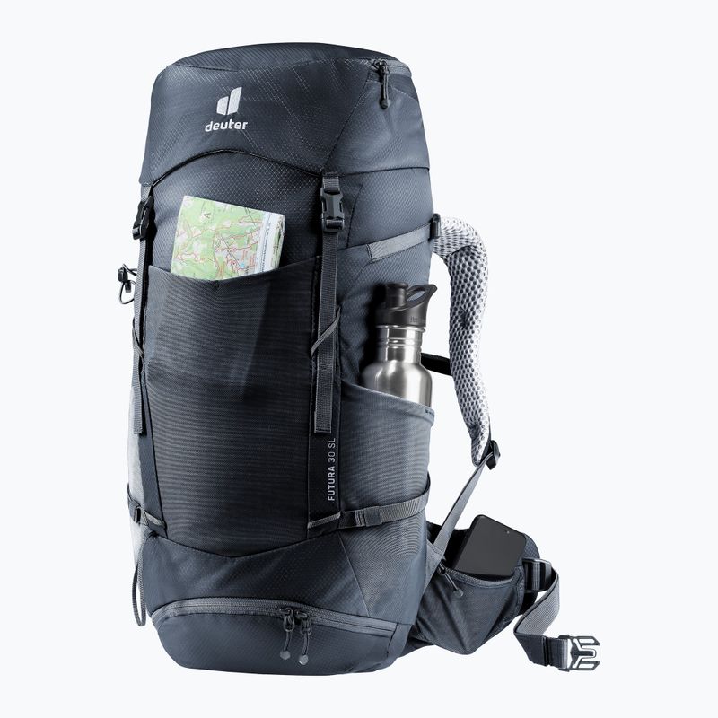 Women's hiking backpack deuter Futura 30 l SL black 9