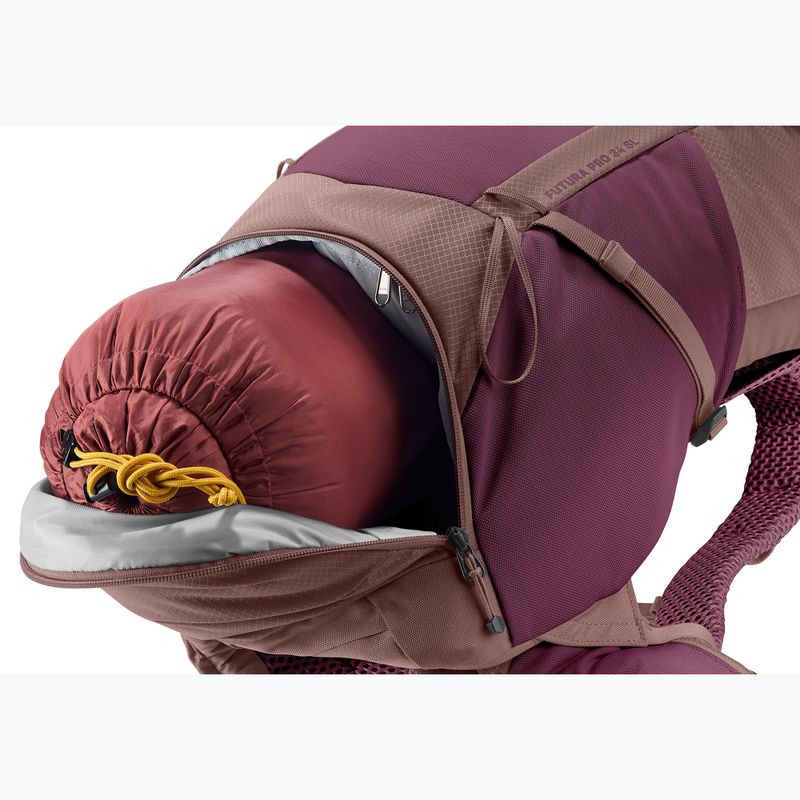 Trekking backpack deuter Futura Pro 34 l SL cassis/ashrose 12