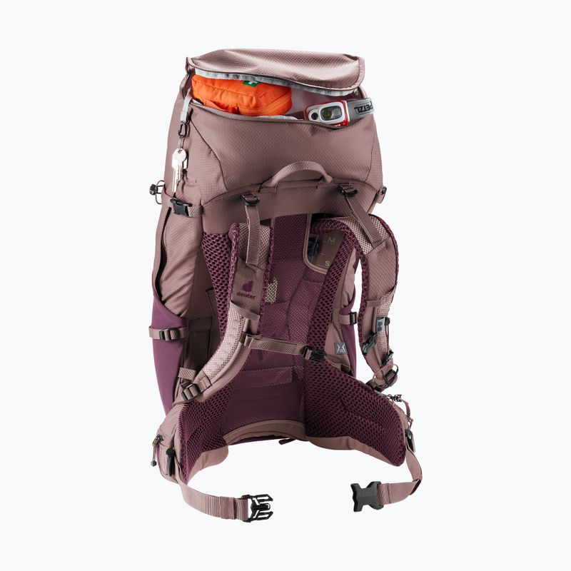 Trekking backpack deuter Futura Pro 38 l SL cassis/ashrose 11