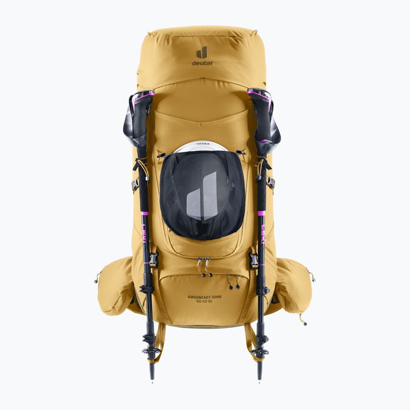 Women's trekking backpack deuter Aircontact Core 55 + 10 l SL savanna/nori 6